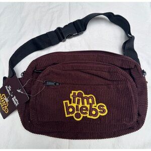 Tim Hortons X Justin Bieber Timbiebs Brown Corduroy Fanny Pack Waist Bag With Ad